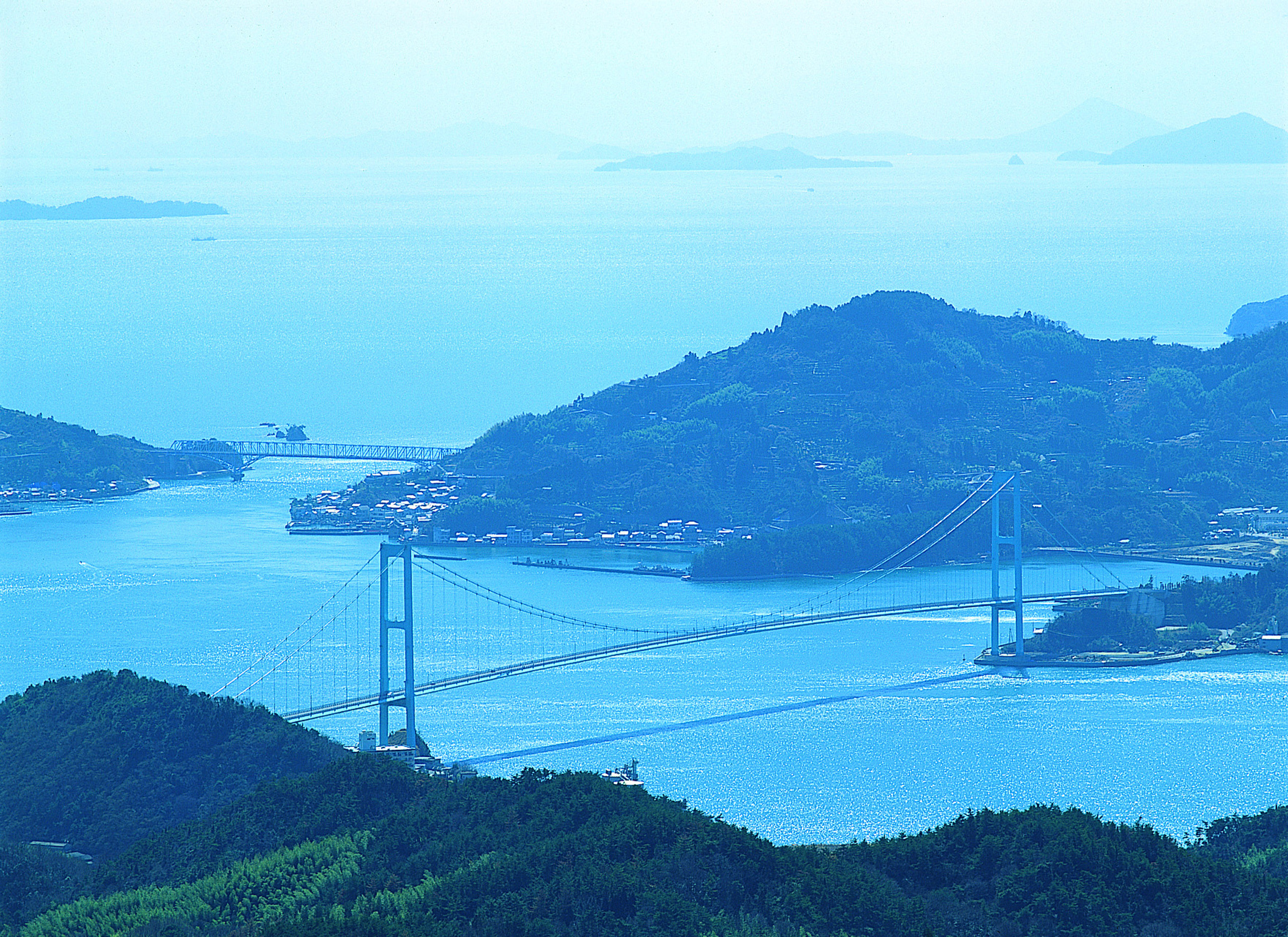 安芸灘大橋、蒲刈大橋と下蒲刈島